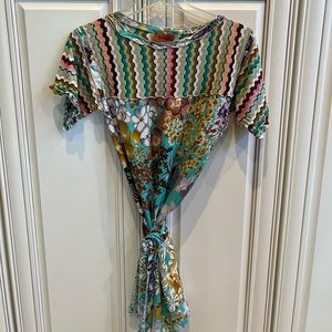 Missoni Abstract Print Dress with Silk